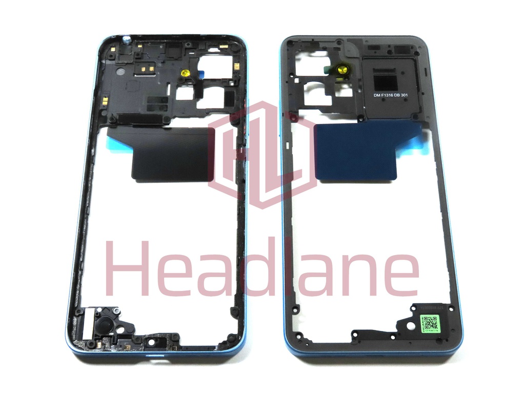 Xiaomi Redmi Note 12 4G Middle Cover / Chassis - Blue (NFC Version)