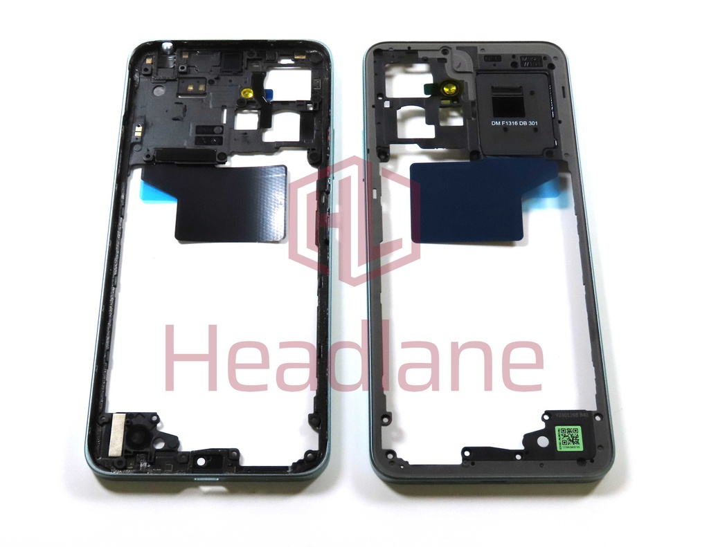 Xiaomi Redmi Note 12 4G Middle Cover / Chassis - Green (NFC Version)