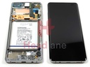 Samsung SM-G977 Galaxy S10 5G LCD Display / Screen + Touch + Battery - Crown Silver