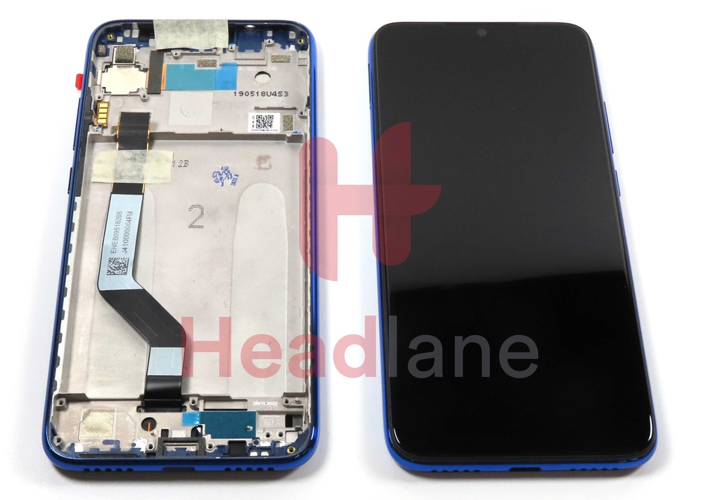 Xiaomi Redmi Note 7 LCD Display / Screen + Touch - Blue