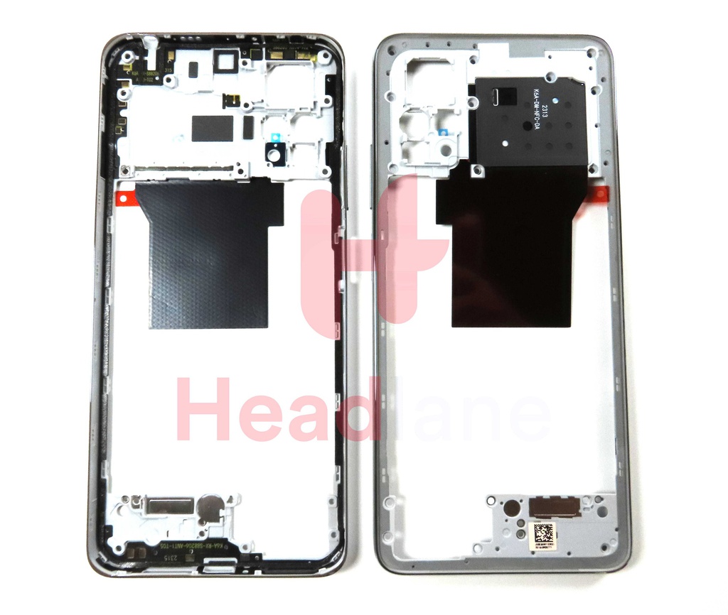 Xiaomi Redmi Note 12 Pro 4G Middle Cover / Chassis - Silver