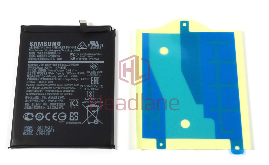Samsung SM-A115 Galaxy A11 HQ-70N 4000mAh Internal Battery
