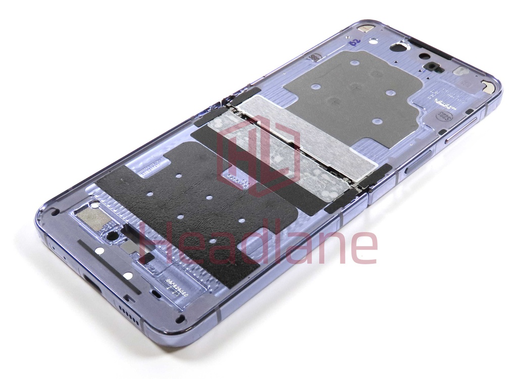 Samsung SM-F721 Galaxy Z Flip4 5G Display Frame + Battery - Bora Purple