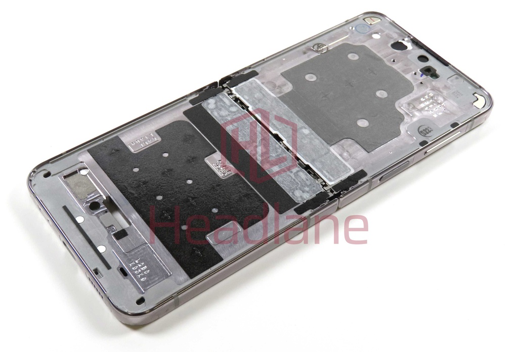 Samsung SM-F721 Galaxy Z Flip4 5G Display Frame + Battery - Silver