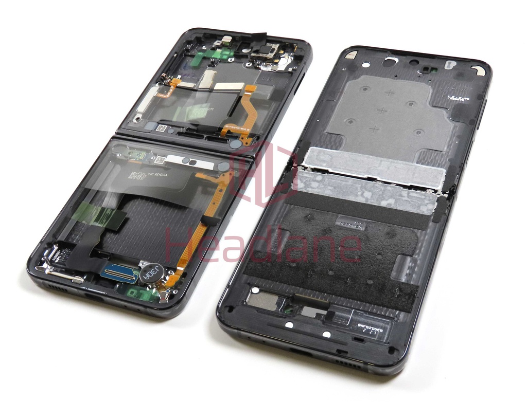Samsung SM-F721 Galaxy Z Flip4 5G Display Frame - Graphite