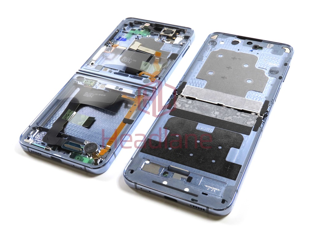 Samsung SM-F721 Galaxy Z Flip4 5G Display Frame - Blue