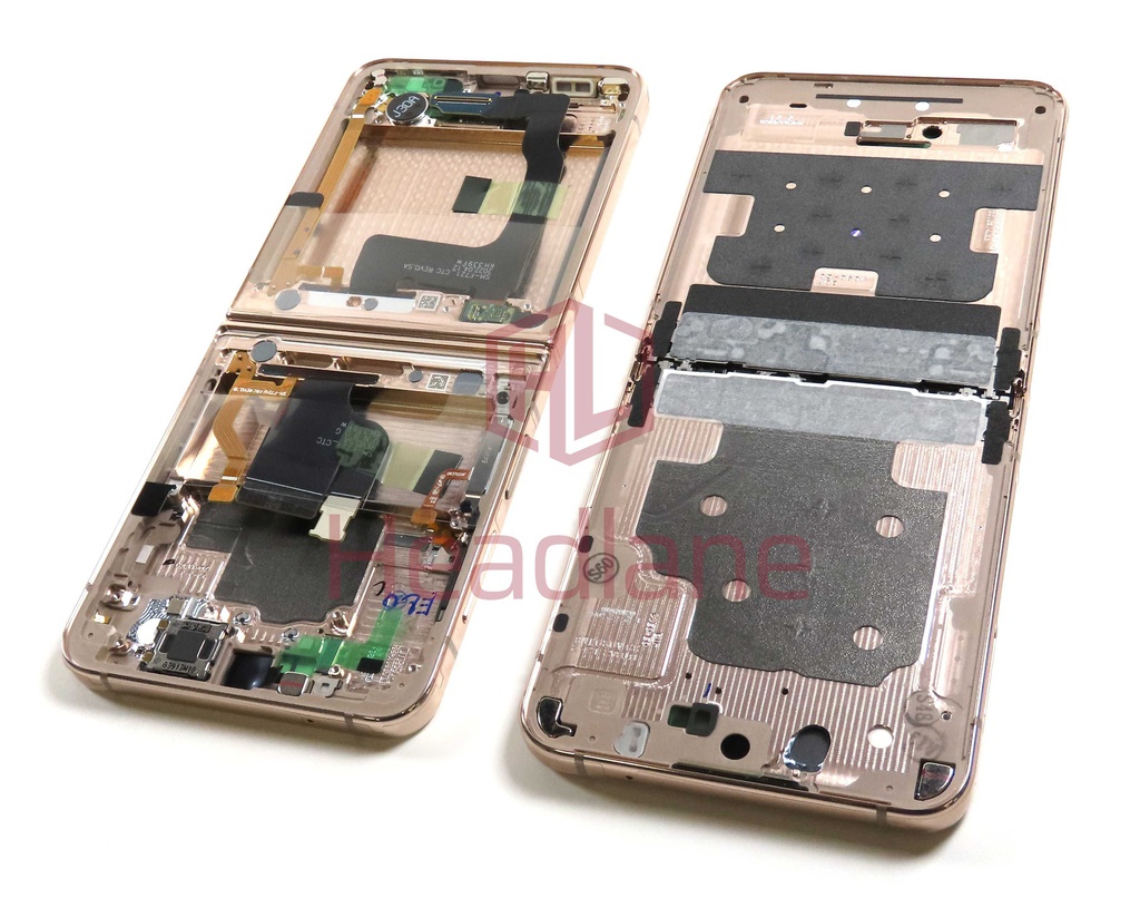 Samsung SM-F721 Galaxy Z Flip4 5G Display Frame - Pink Gold