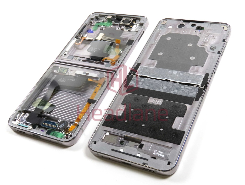 Samsung SM-F721 Galaxy Z Flip4 5G Display Frame - Silver