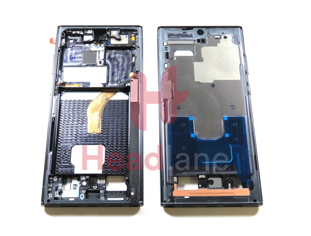 Samsung SM-S908 Galaxy S22 Ultra Display Frame - Phantom Black