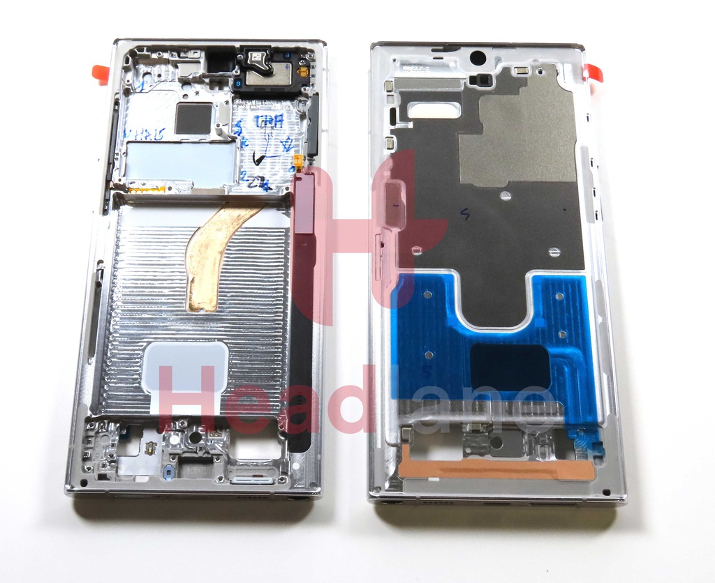 Samsung SM-S908 Galaxy S22 Ultra Display Frame - Phantom White