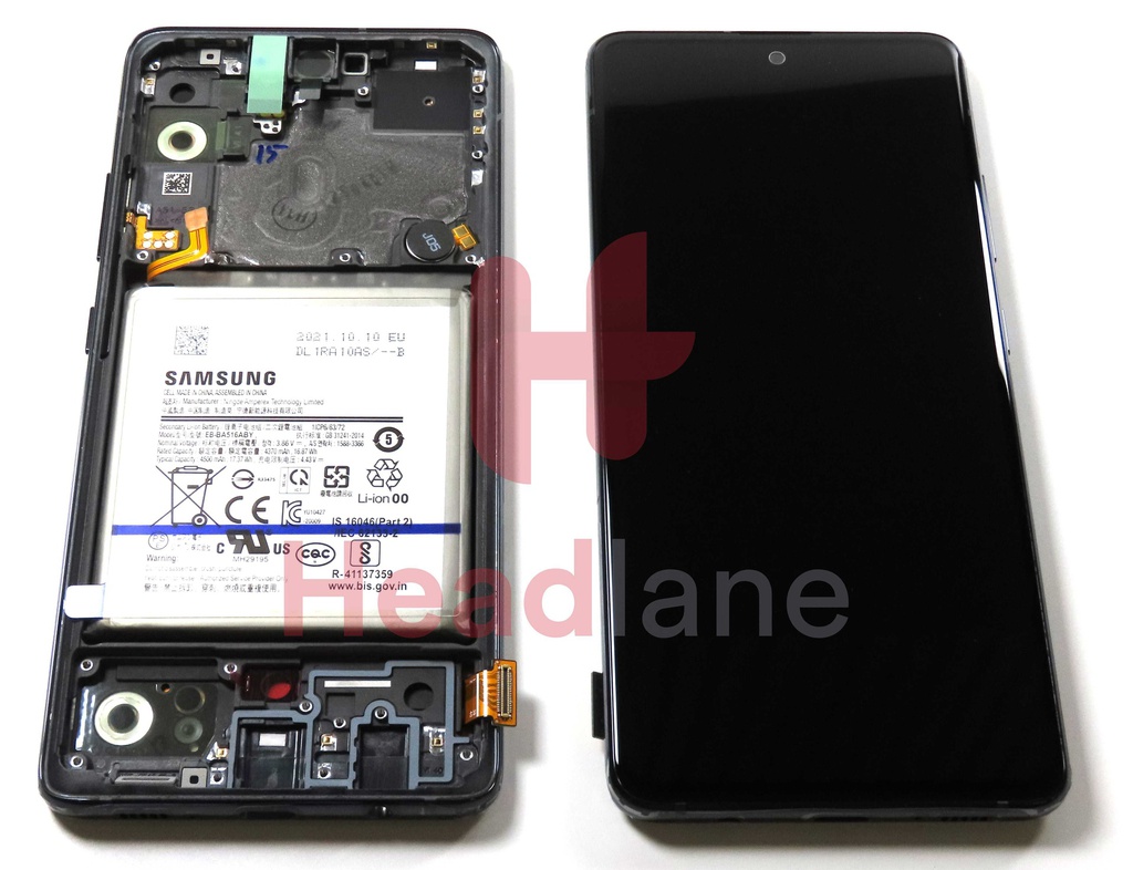 Samsung SM-A516 Galaxy A51 5G LCD Display / Screen + Touch + Battery - Black