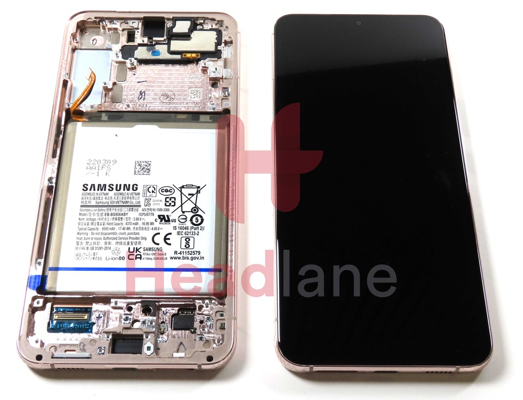 Samsung SM-S906U Galaxy S22+ / Plus LCD Display / Screen + Touch + Battery - Pink Gold (USA Version)