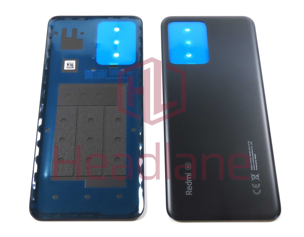 Xiaomi Redmi Note 12 5G Back / Battery Cover - Black