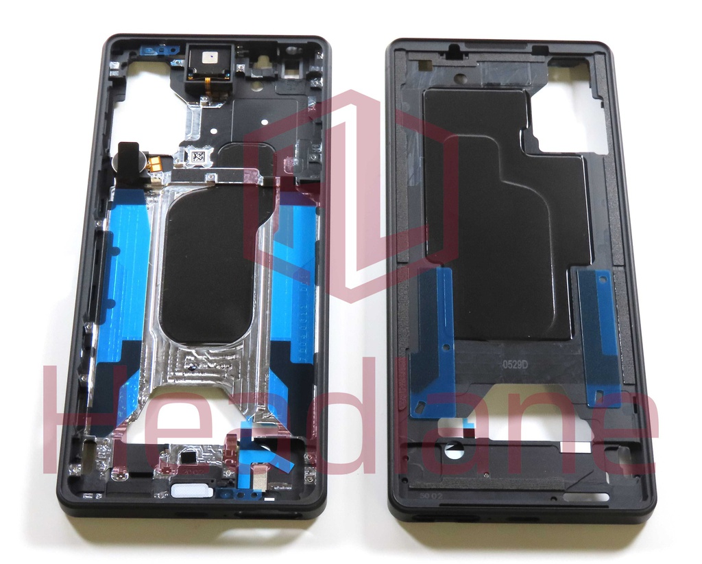 Sony XQ-DE54 Xperia 5 V Middle Cover / Chassis - Black