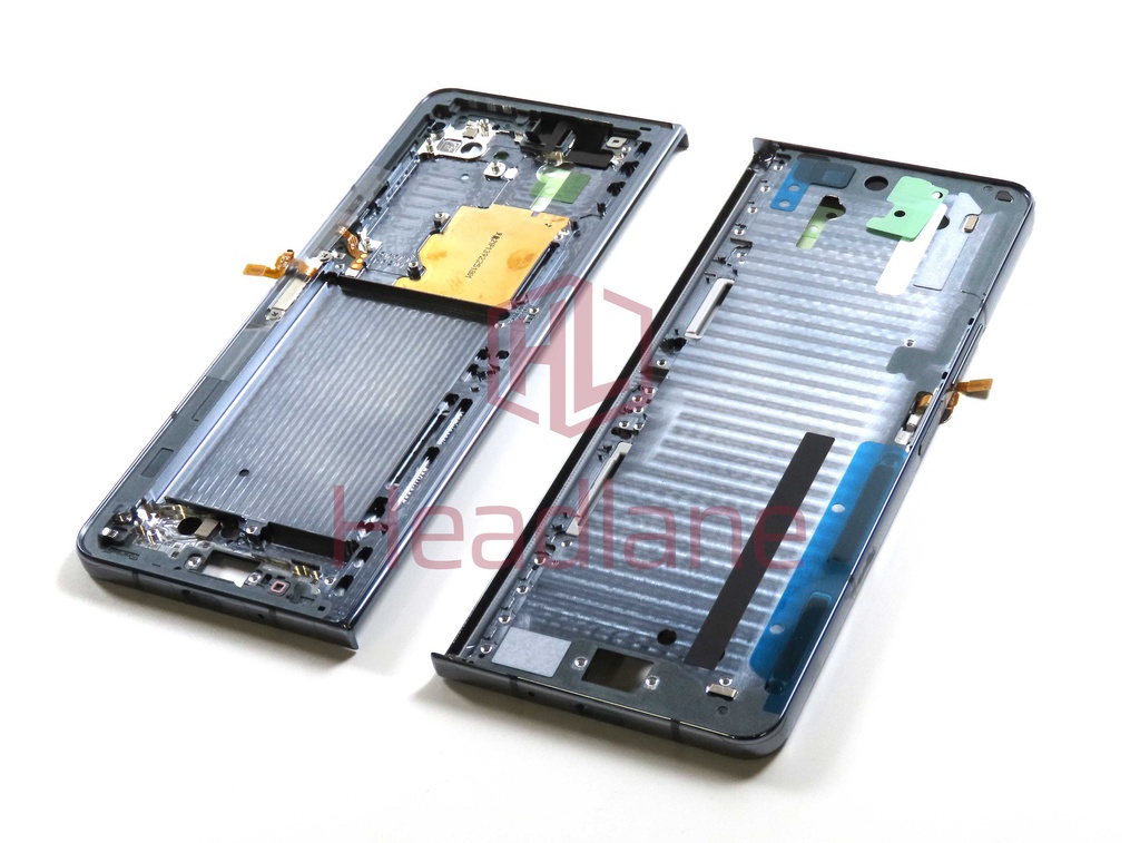 Samsung SM-F936 Galaxy Z Fold4 5G Front Frame - Greygreen
