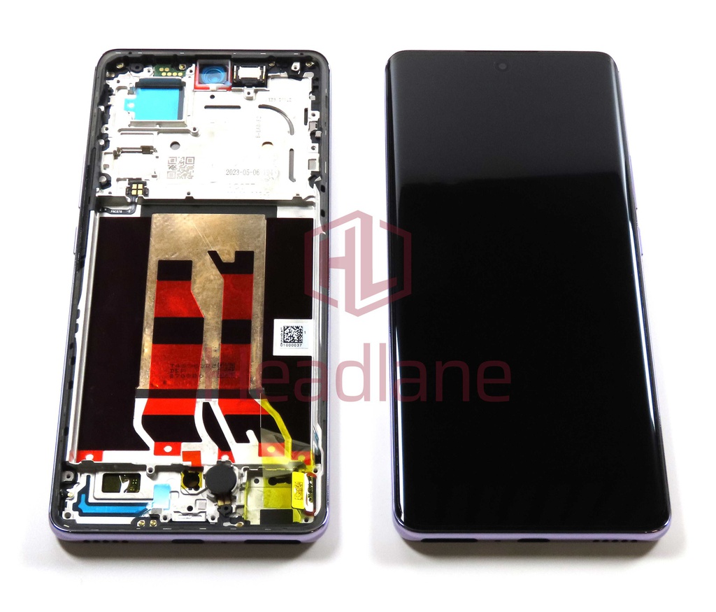 Oppo CPH2525 CPH2541 Reno10 Pro 5G LCD Display / Screen + Touch - Purple