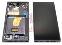 Samsung SM-S918 Galaxy S23 Ultra LCD Display / Screen + Touch - Black (With Frame - Assembled)