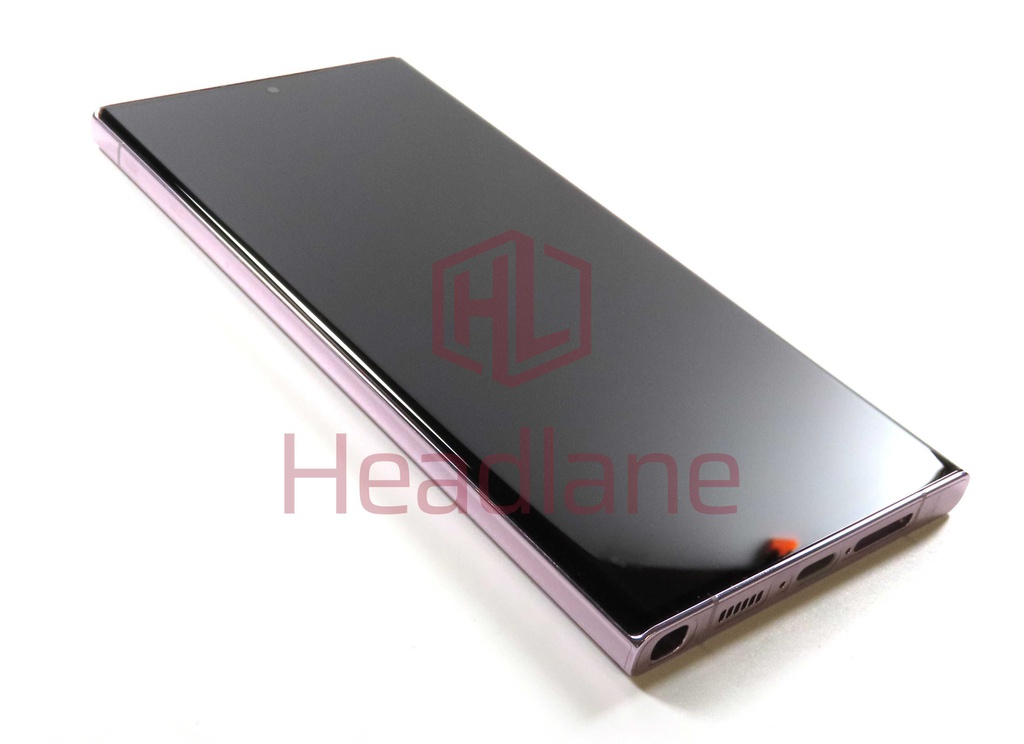 Samsung SM-S918 Galaxy S23 Ultra LCD Display / Screen + Touch - Lavender (With Frame - Assembled)