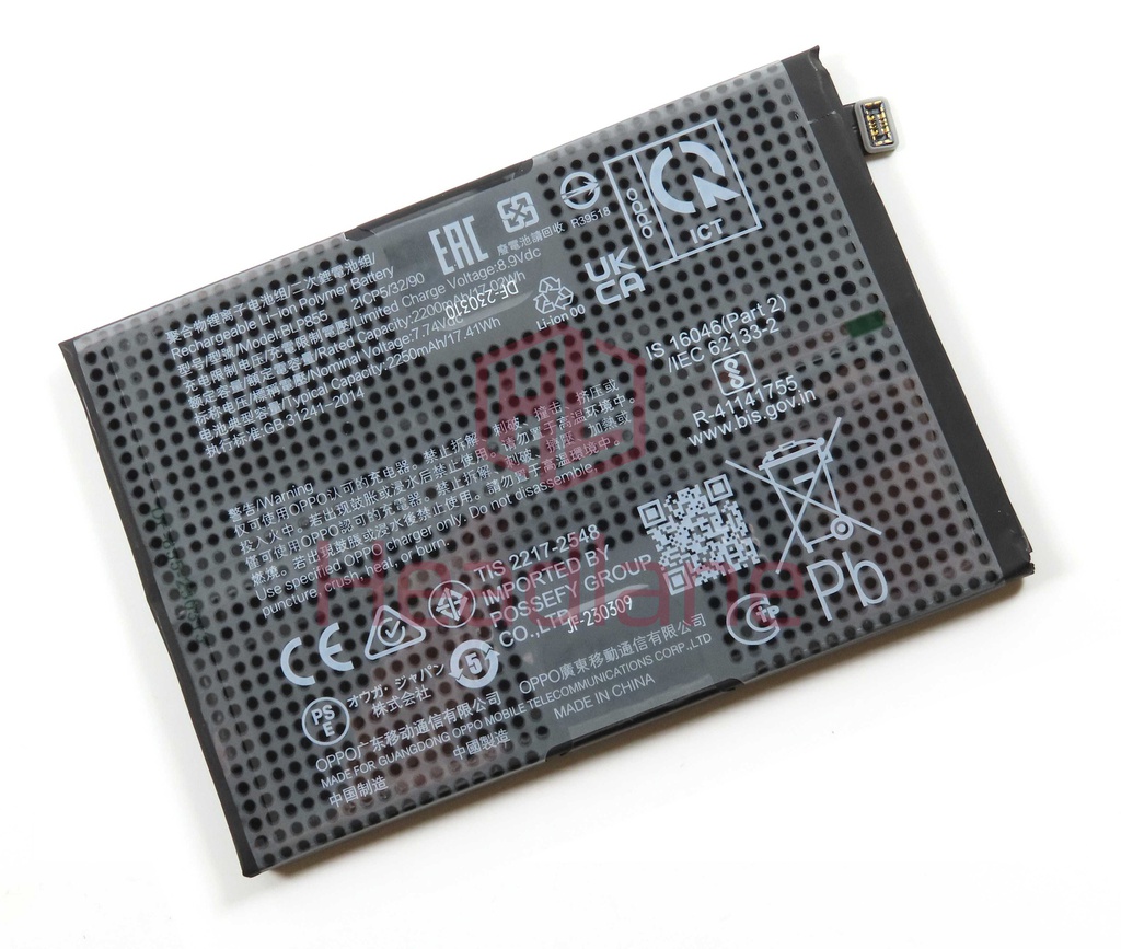 Oppo CPH2371 Reno7 5G / Find X5 Lite BLP855 2250mAh Internal Battery 