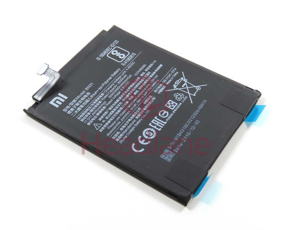 Xiaomi Redmi Note 5A / Mi A1 BN31 3080mAh Internal Battery