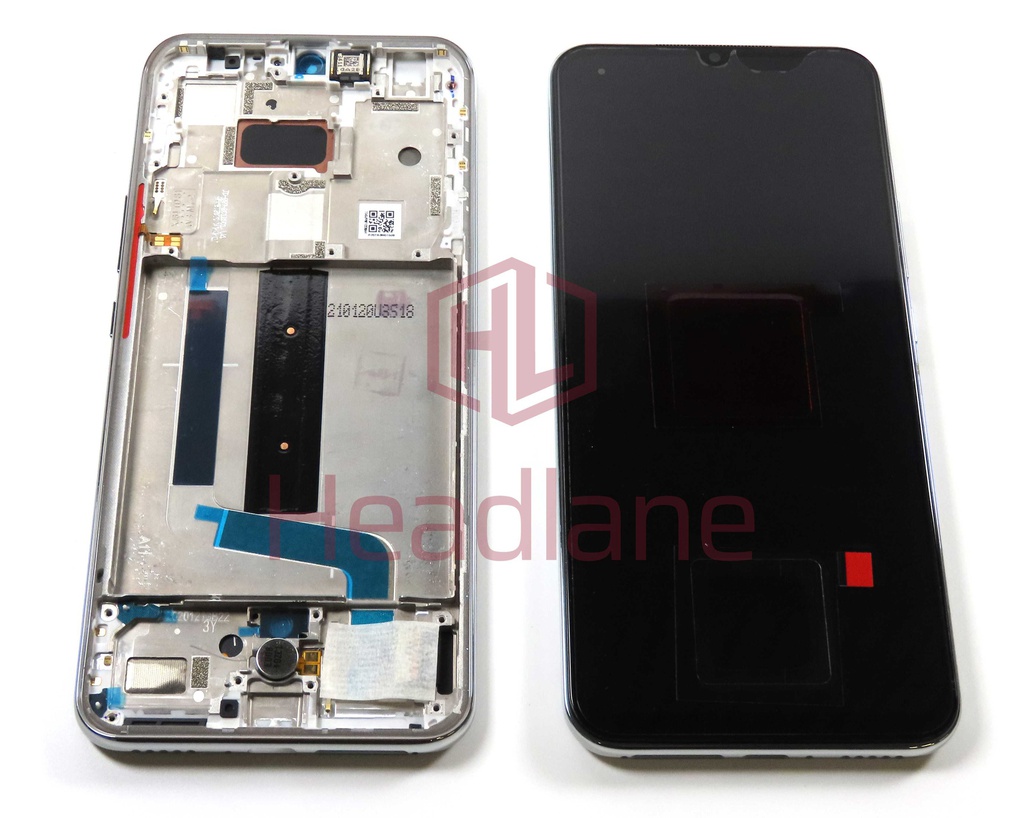 Xiaomi Mi 10 Lite 5G LCD Display / Screen + Touch - White