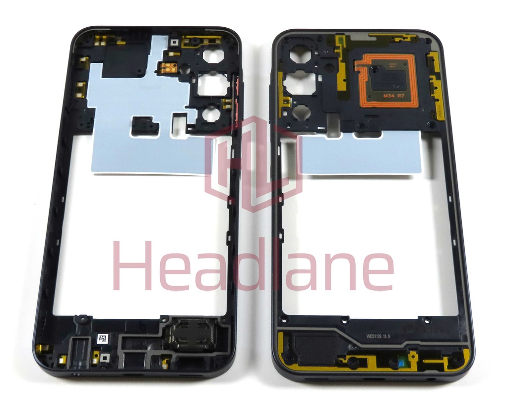 Samsung SM-A256 Galaxy A25 5G Middle Cover / Chassis - Black