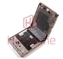 Samsung SM-F721 Galaxy Z Flip4 5G Display Frame + Battery - Gold
