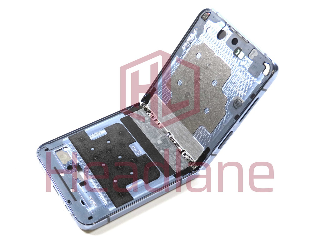 Samsung SM-F721 Galaxy Z Flip4 5G Display Frame + Battery - Blue