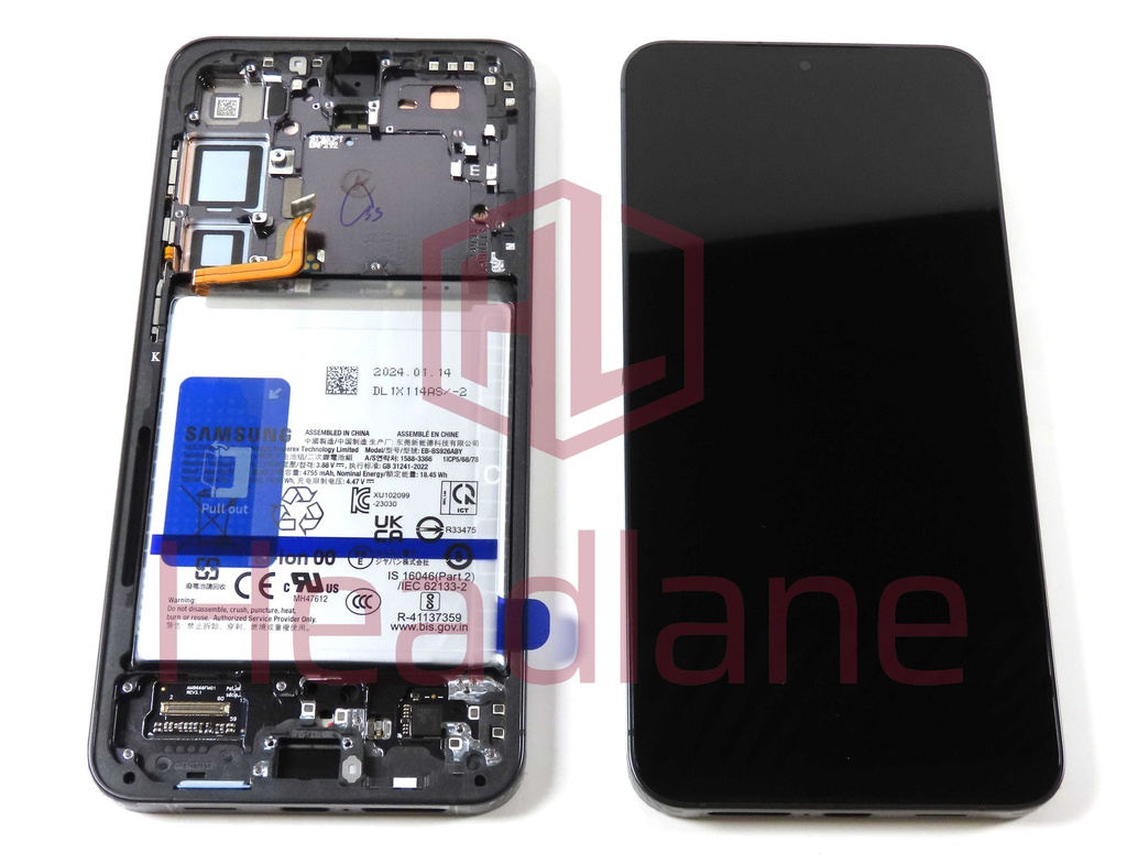Samsung SM-S926 Galaxy S24+ / Plus LCD Display / Screen + Touch + Battery - Onyx Black