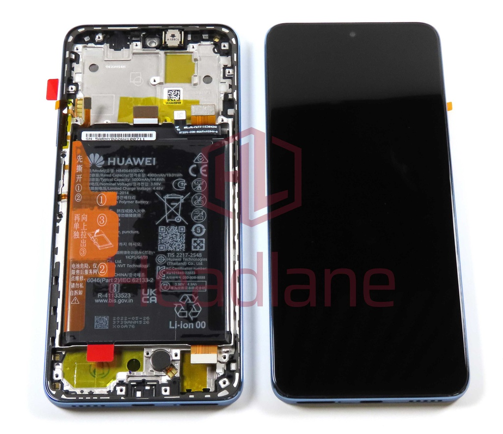 Huawei nova Y90 LCD Display / Screen + Touch + Battery - White
