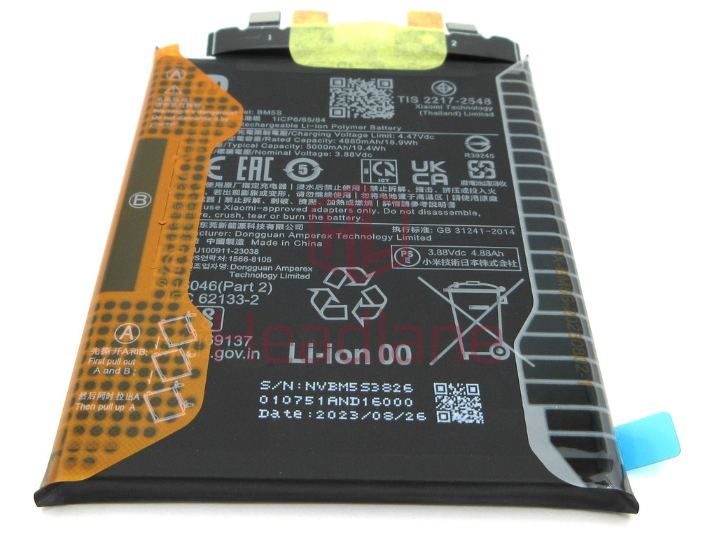 Xiaomi 13T Pro BM5S 5000mAh Internal Battery
