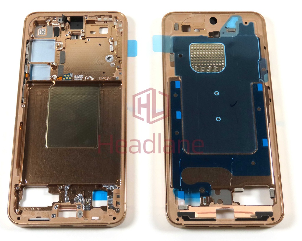 Samsung SM-S921 Galaxy S24 Display Frame / Chassis - Sandstone Orange