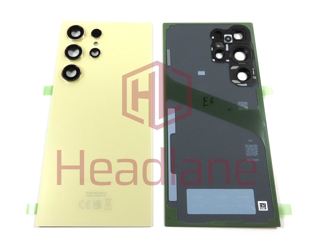 Samsung SM-S928 Galaxy S24 Ultra Back / Battery Cover - Titanium Yellow