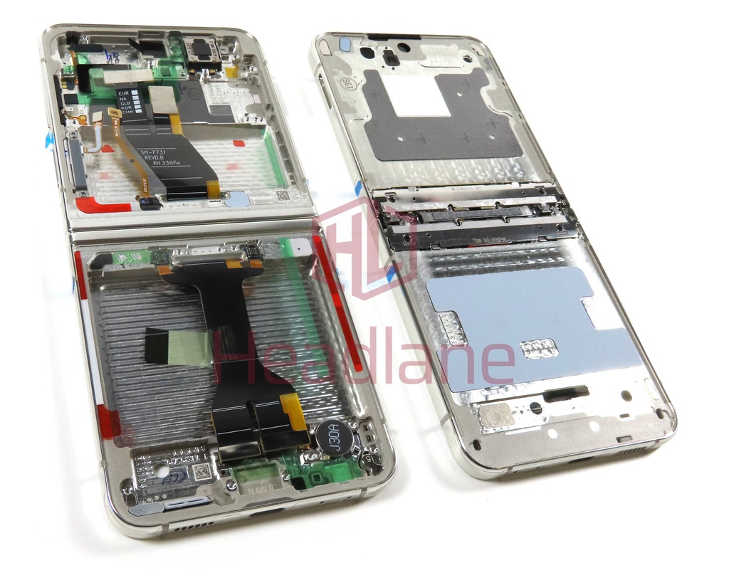 Samsung SM-F731 Galaxy Z Flip5 5G Display Frame - Cream
