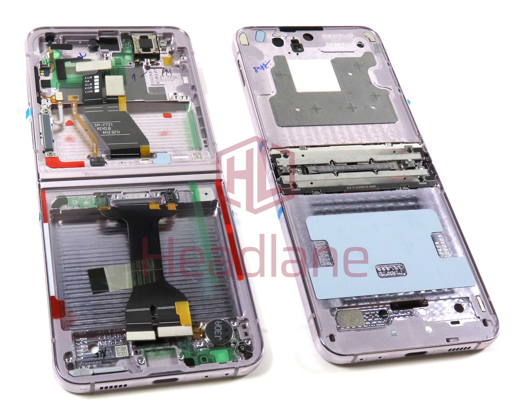 Samsung SM-F731 Galaxy Z Flip5 5G Display Frame - Lavender
