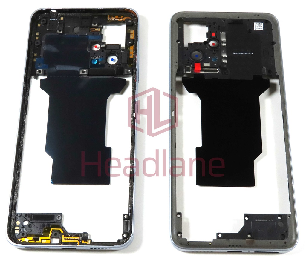 Xiaomi Poco X4 GT Middle Cover / Chassis - Silver