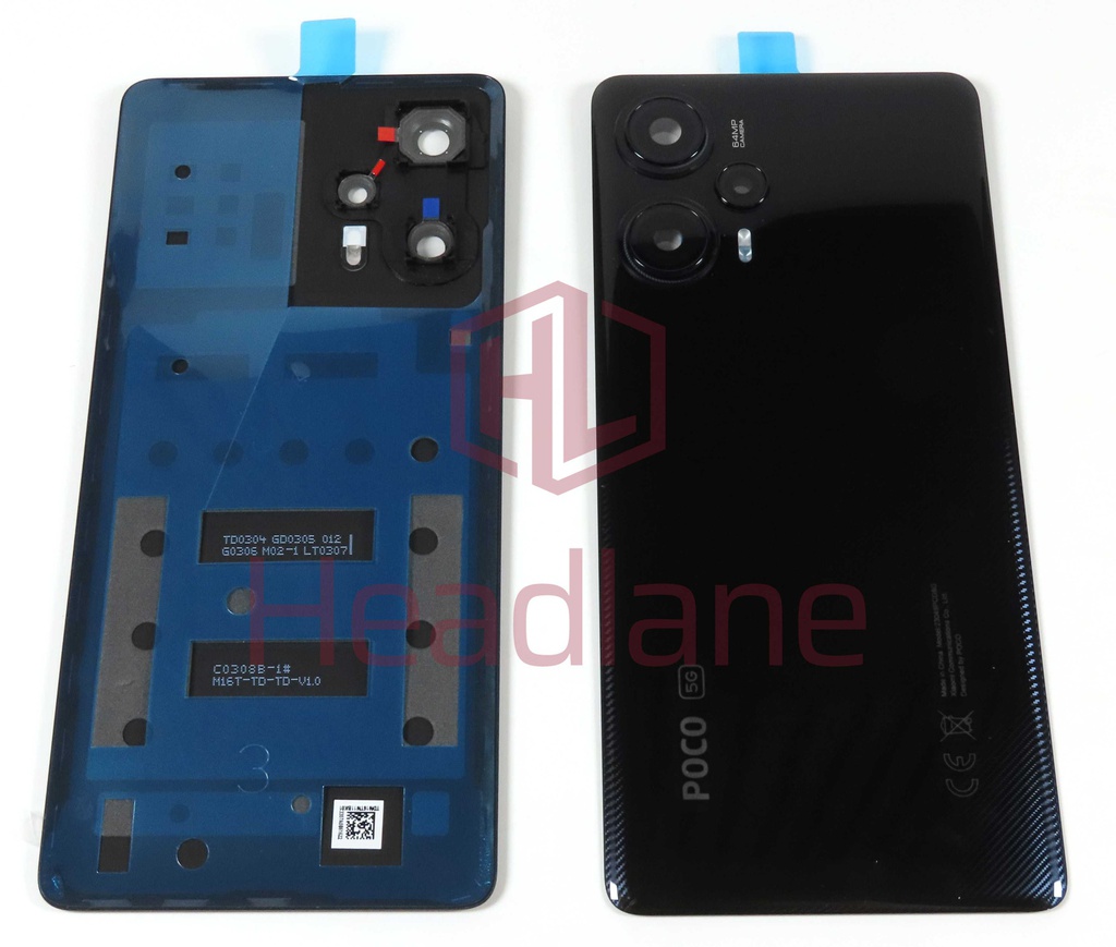Xiaomi Poco F5 Back / Battery Cover - Black