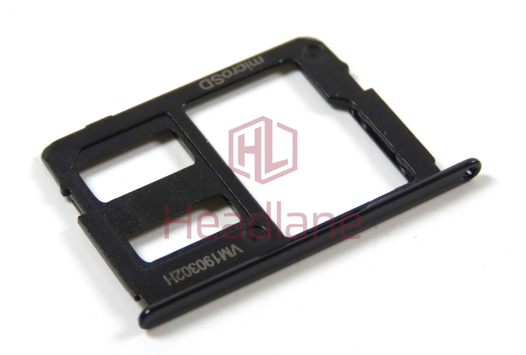 Samsung SM-J330 Galaxy J3 (2017) SIM Card Tray (Dual SIM) - Black