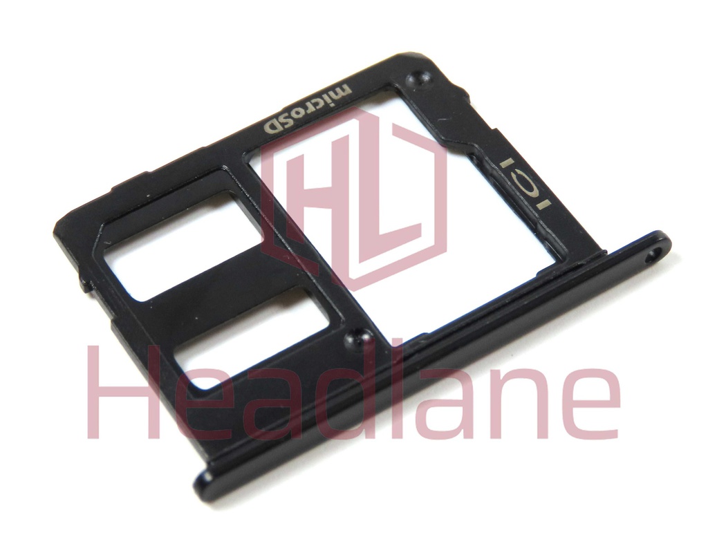 Samsung SM-J600 Galaxy J6 (2018) SIM Card Tray (Dual SIM) - Black