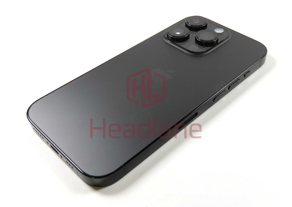 iPhone 14 Pro Back / Battery Cover + Small Parts - Black (Pulled - Grade A)