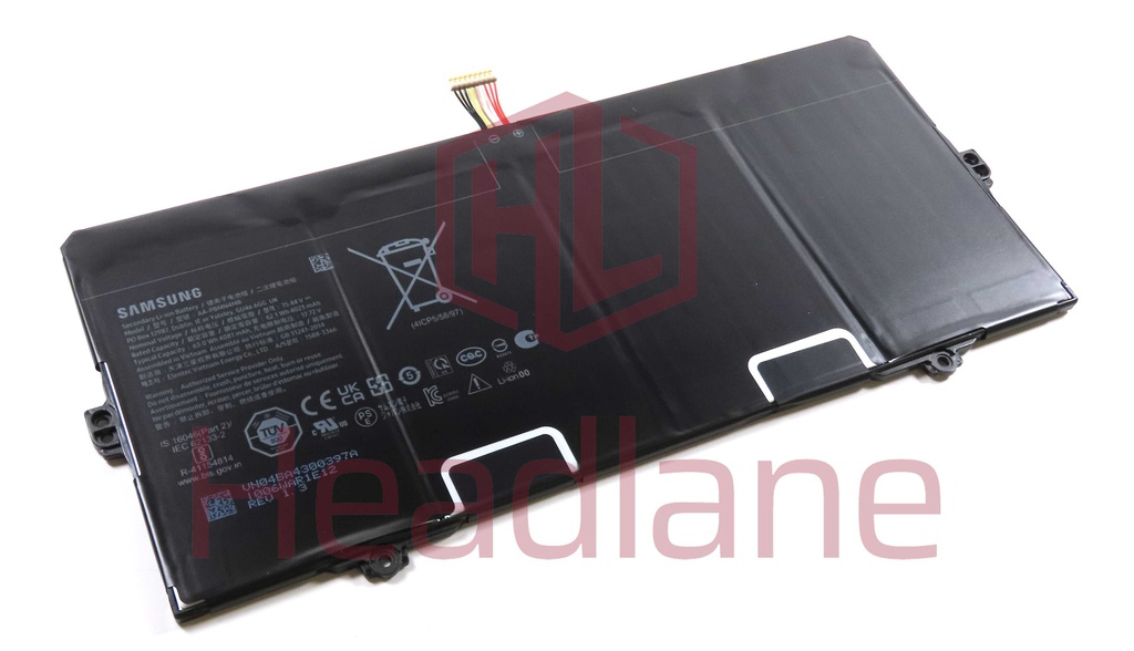 Samsung NP930XDB NP935XDB NP930QDB NP935QDB NP930QED NP940XHA NP940XFG Galaxy Book Pro / Book Pro 360 / 5G  / Book5 Pro 14" / Book2 Pro 360  / Book3 Pro 14" / AA-PBMN4MR 63Wh Internal Battery