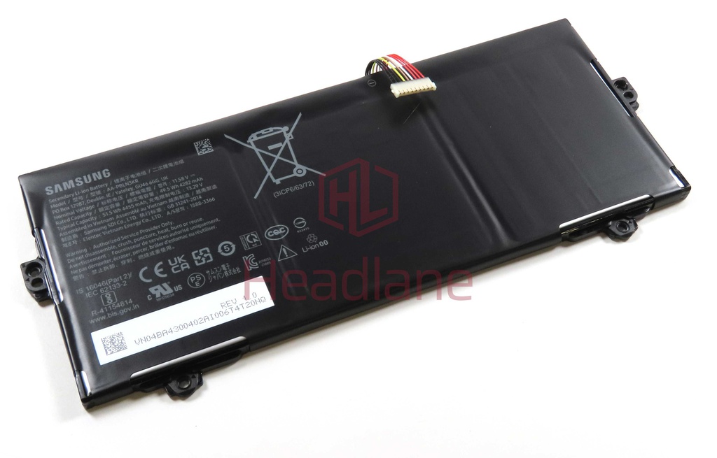 Samsung NP641BED NP641BEF Galaxy Book2 Business AA-PBLN3KR 49.5Wh Internal Battery