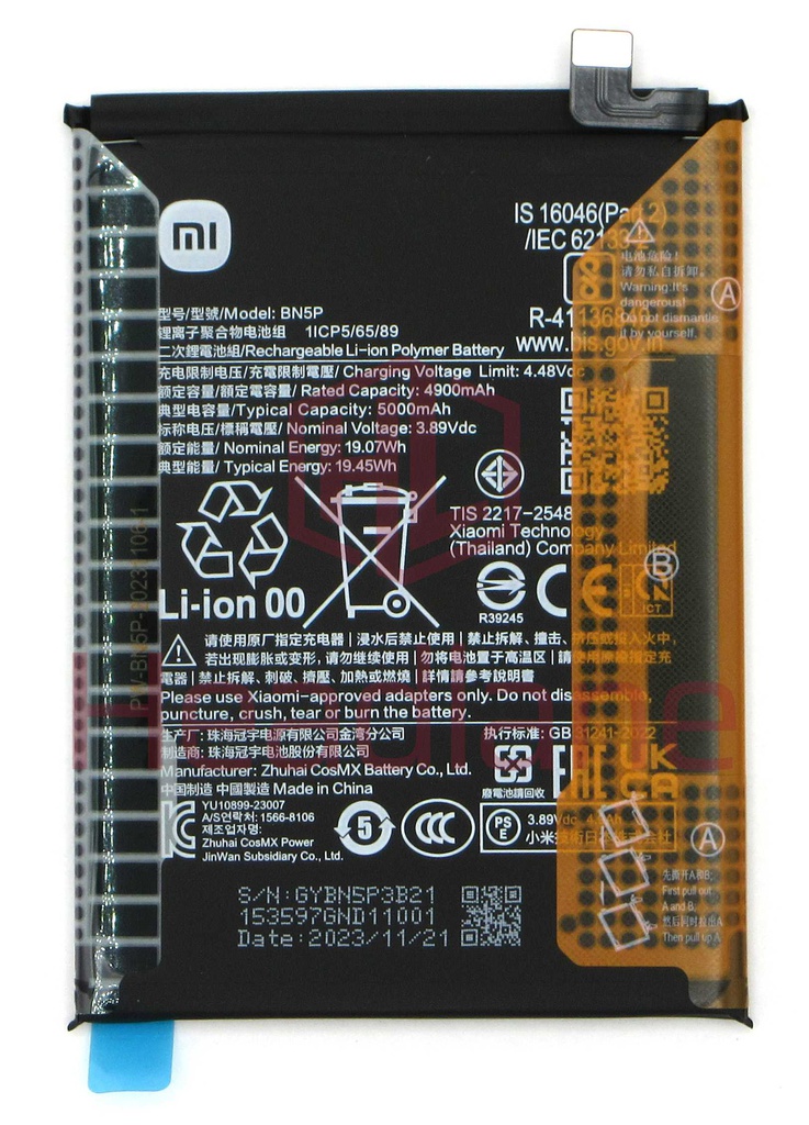 Xiaomi Redmi Note 13 BN5P 5000mAh Internal Battery