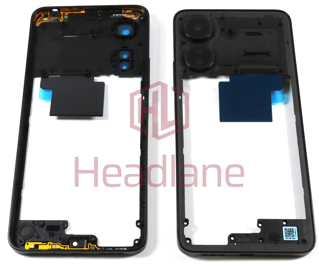 Xiaomi Redmi 13C Middle Cover / Chassis - Black