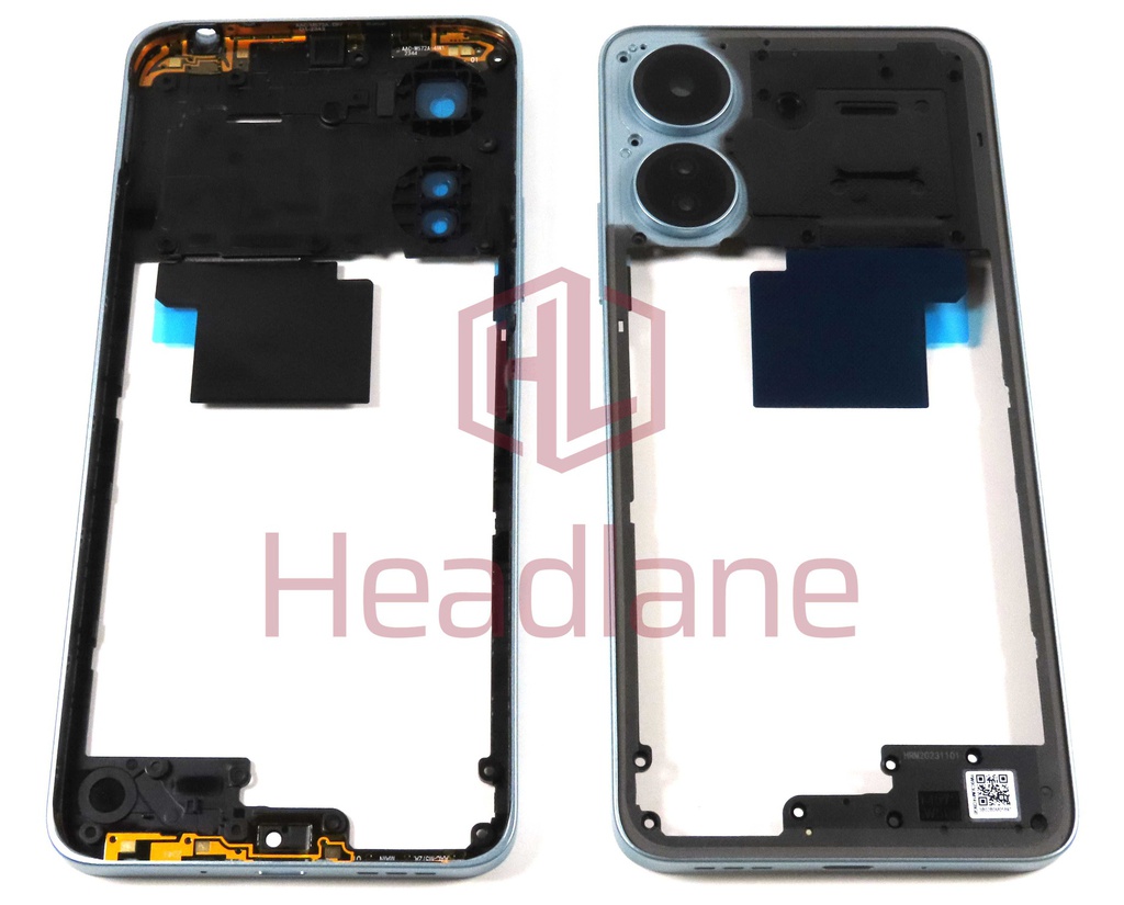 Xiaomi Redmi 13C Middle Cover / Chassis - Blue