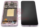 Samsung SM-A556 Galaxy A55 5G LCD Display / Screen + Touch + Frame - Pink (Awesome Lilac) (Assembled)