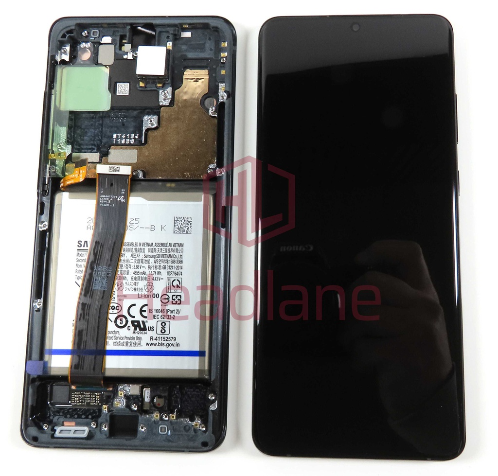 Samsung SM-G988 Galaxy S20 Ultra LCD Display / Screen + Touch + Battery - Black (No Camera)