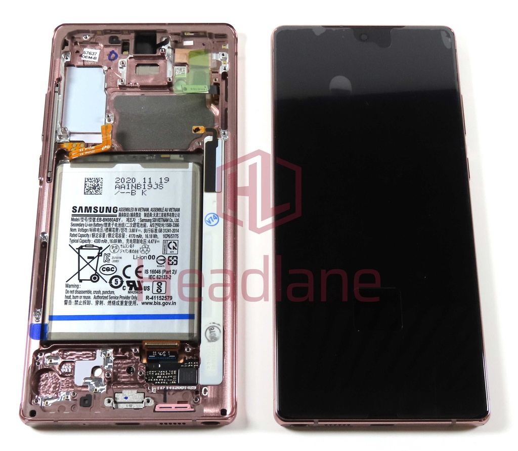Samsung SM-N980 SM-N981 Galaxy Note 20 LCD Display / Screen + Battery - Bronze (No Box)
