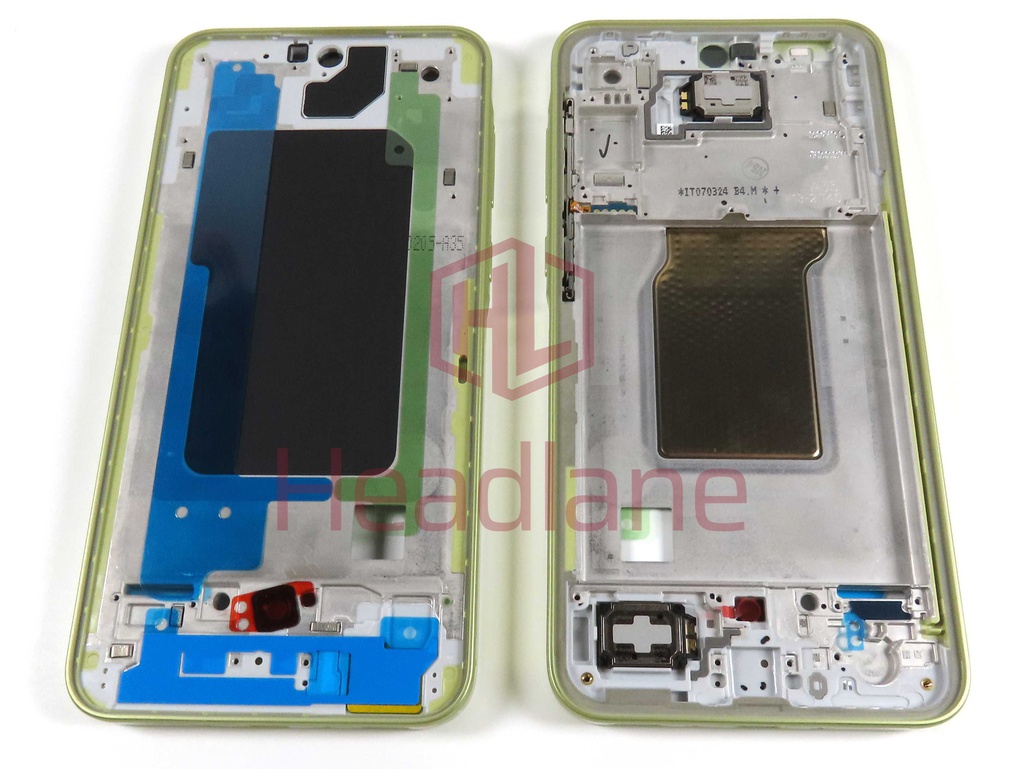 Samsung SM-A356 Galaxy A35 5G Display Frame - Yellow (Awesome Lemon)