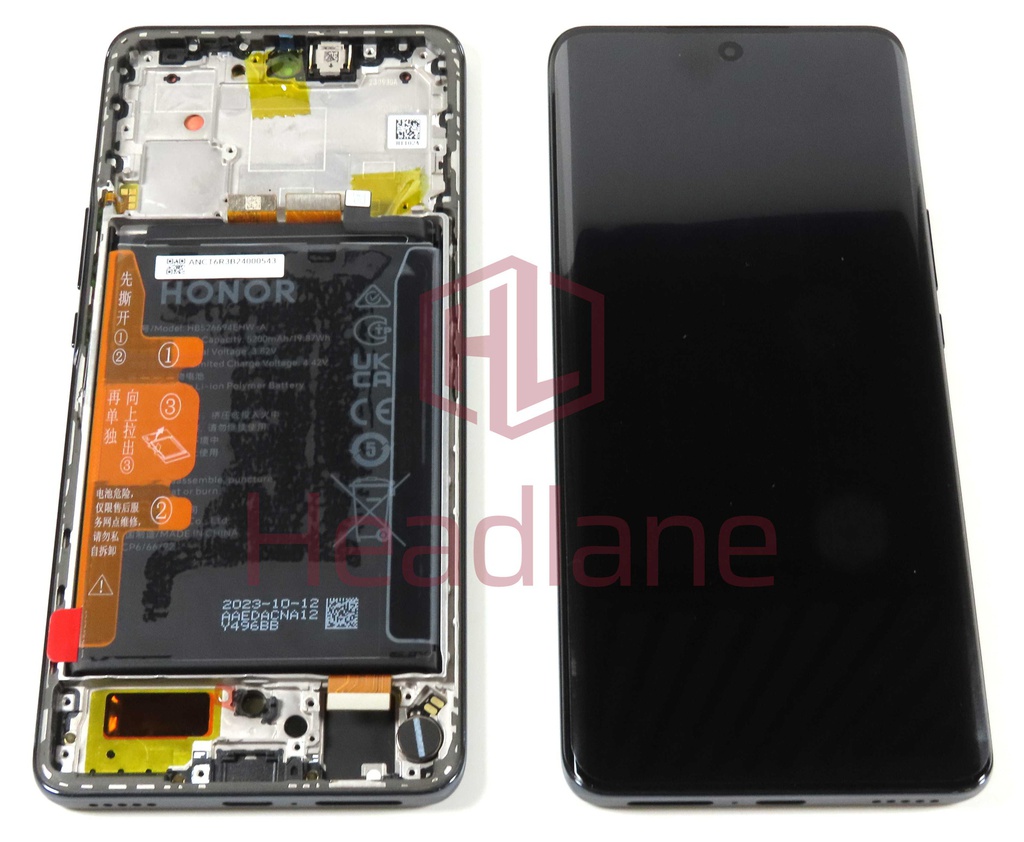 Honor Magic6 Lite LCD Display / Screen + Touch + HB526694EHW Battery - Black
